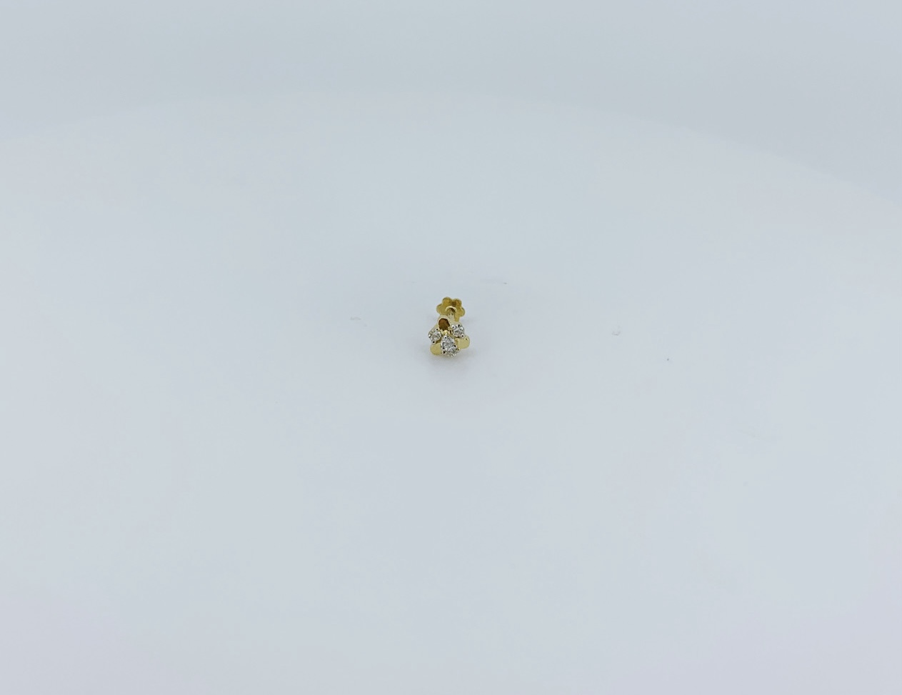 Tiny Gleam Diamond Nose Pin - Image 2