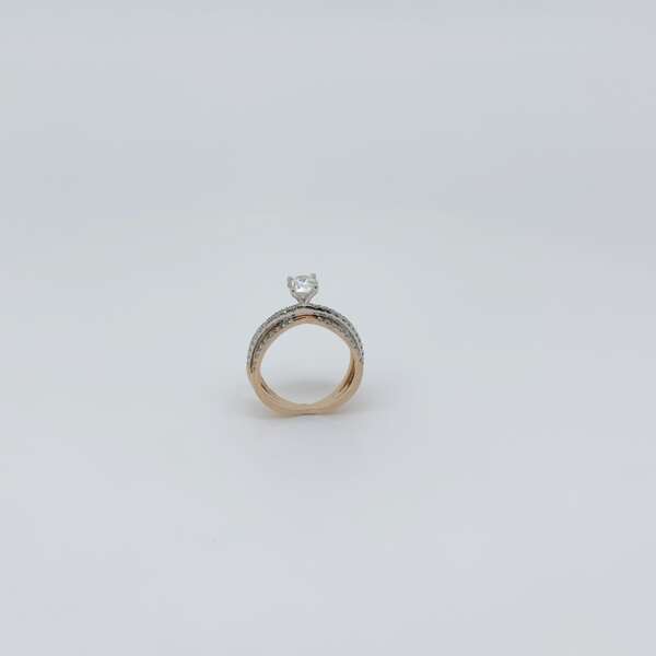 Twined Graced Diamond Ring