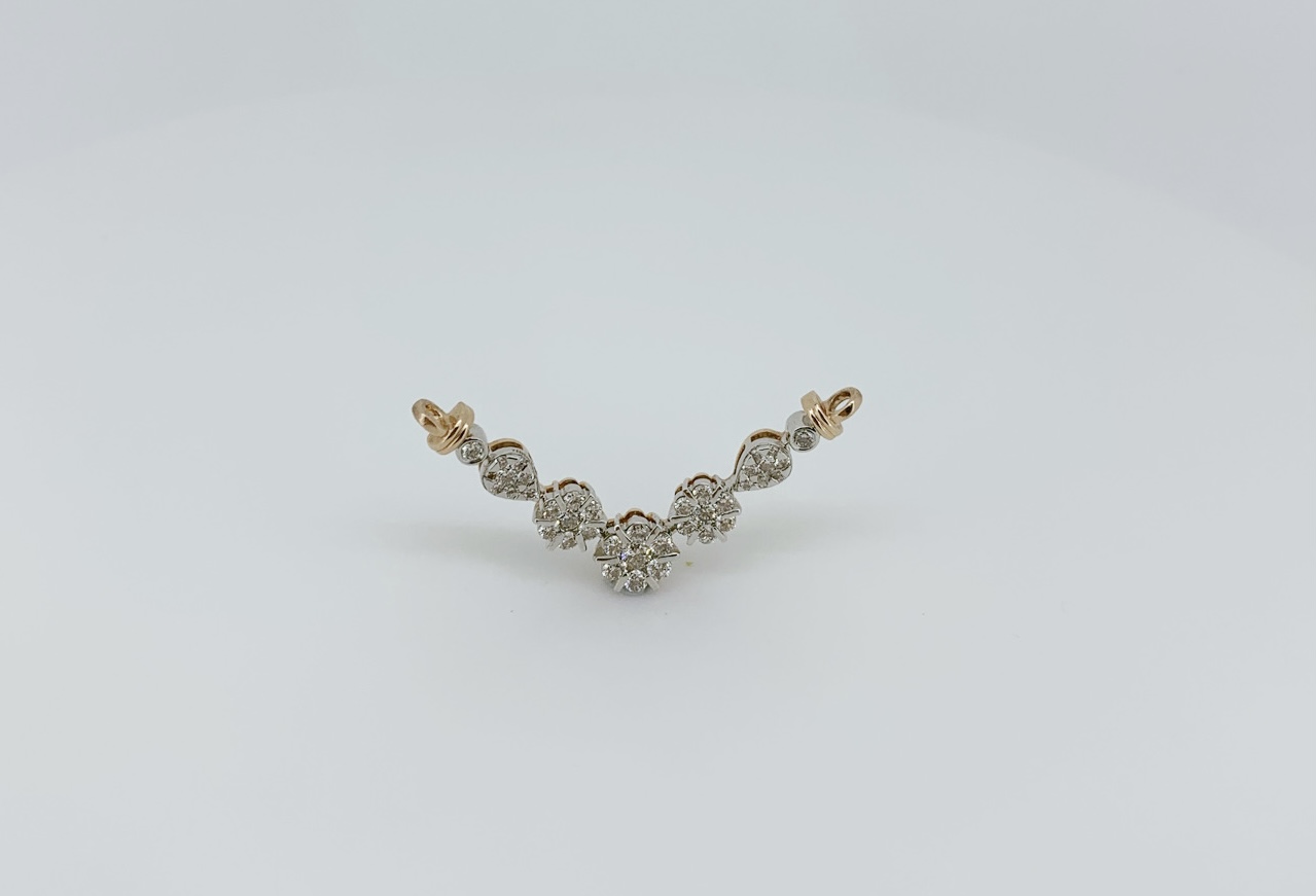 Sparkling Commitment Diamond Mnagalsutra - Image 4