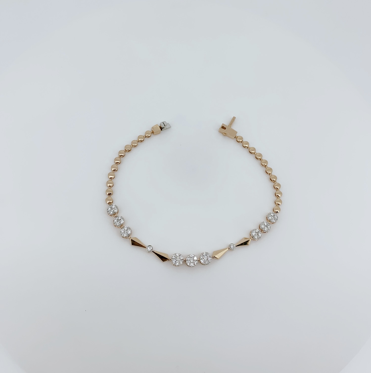 Linear Elagance Diamond Bracelet