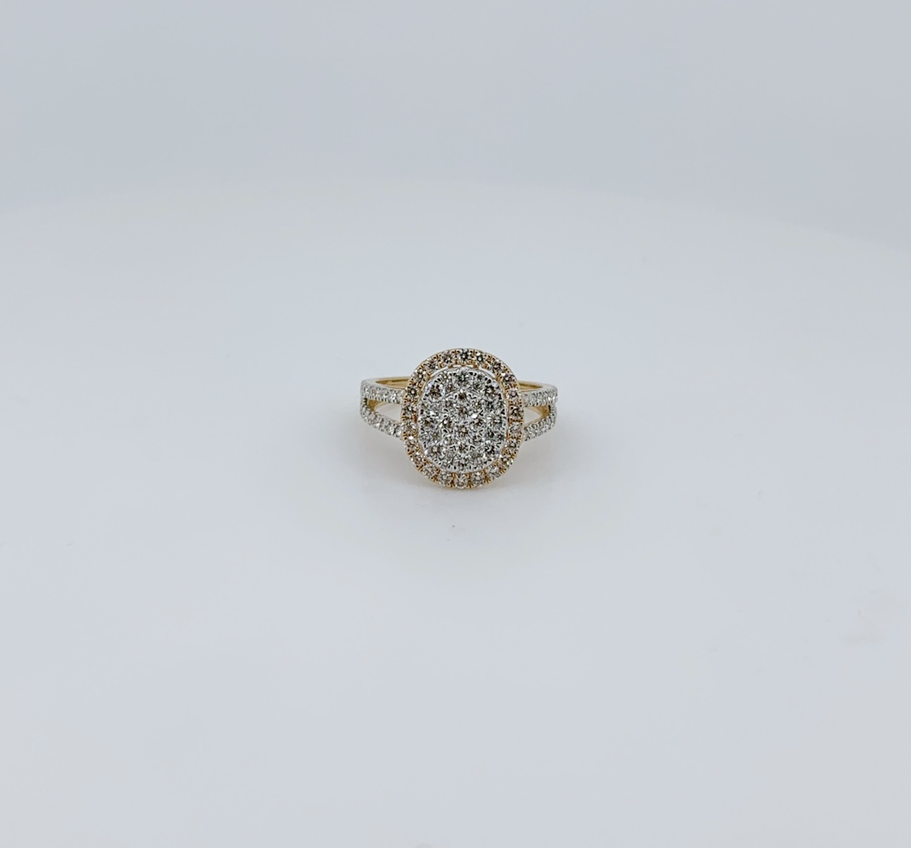 Statement Oval Diamond Ring For Her