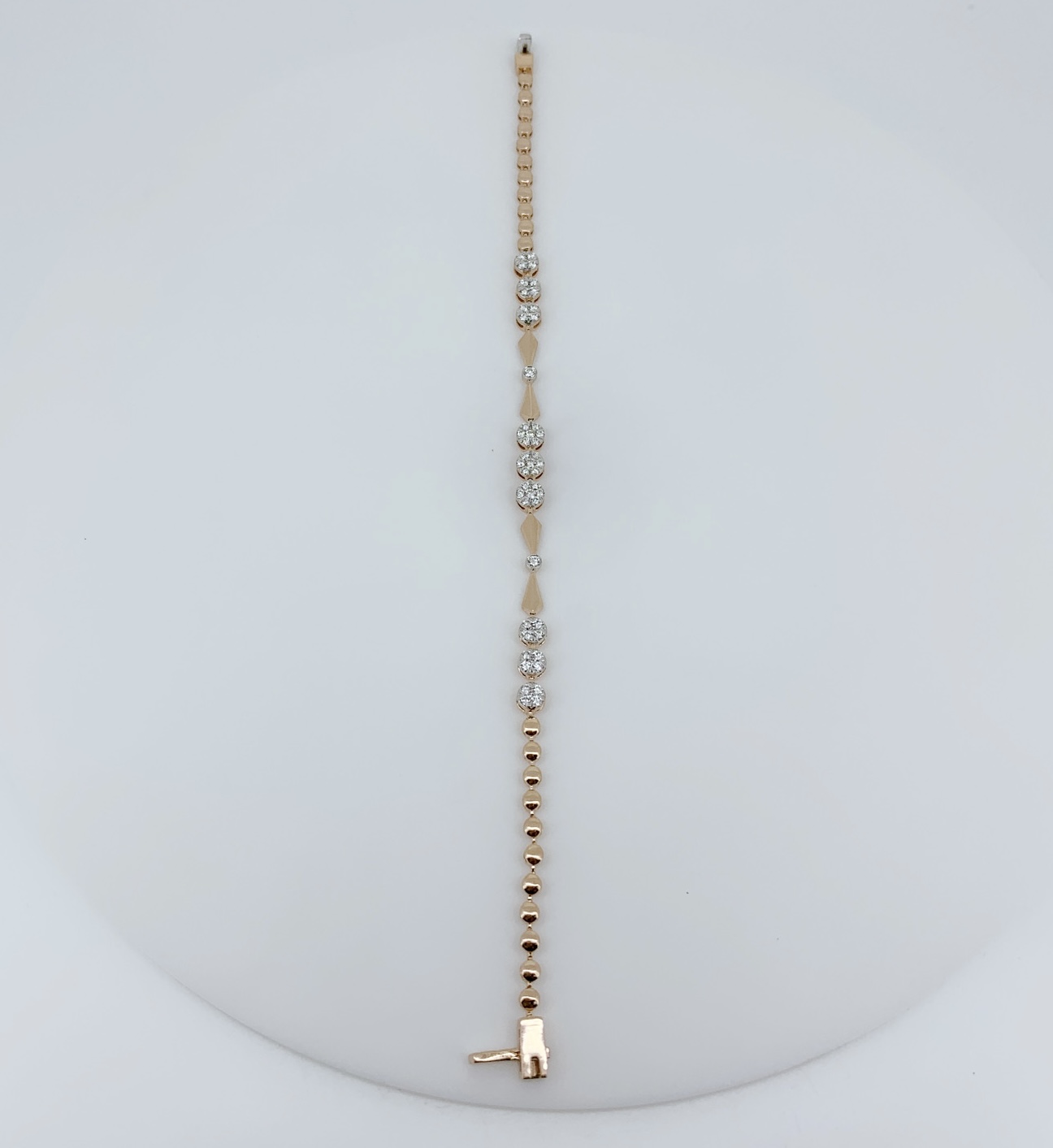 Linear Elagance Diamond Bracelet - Image 2