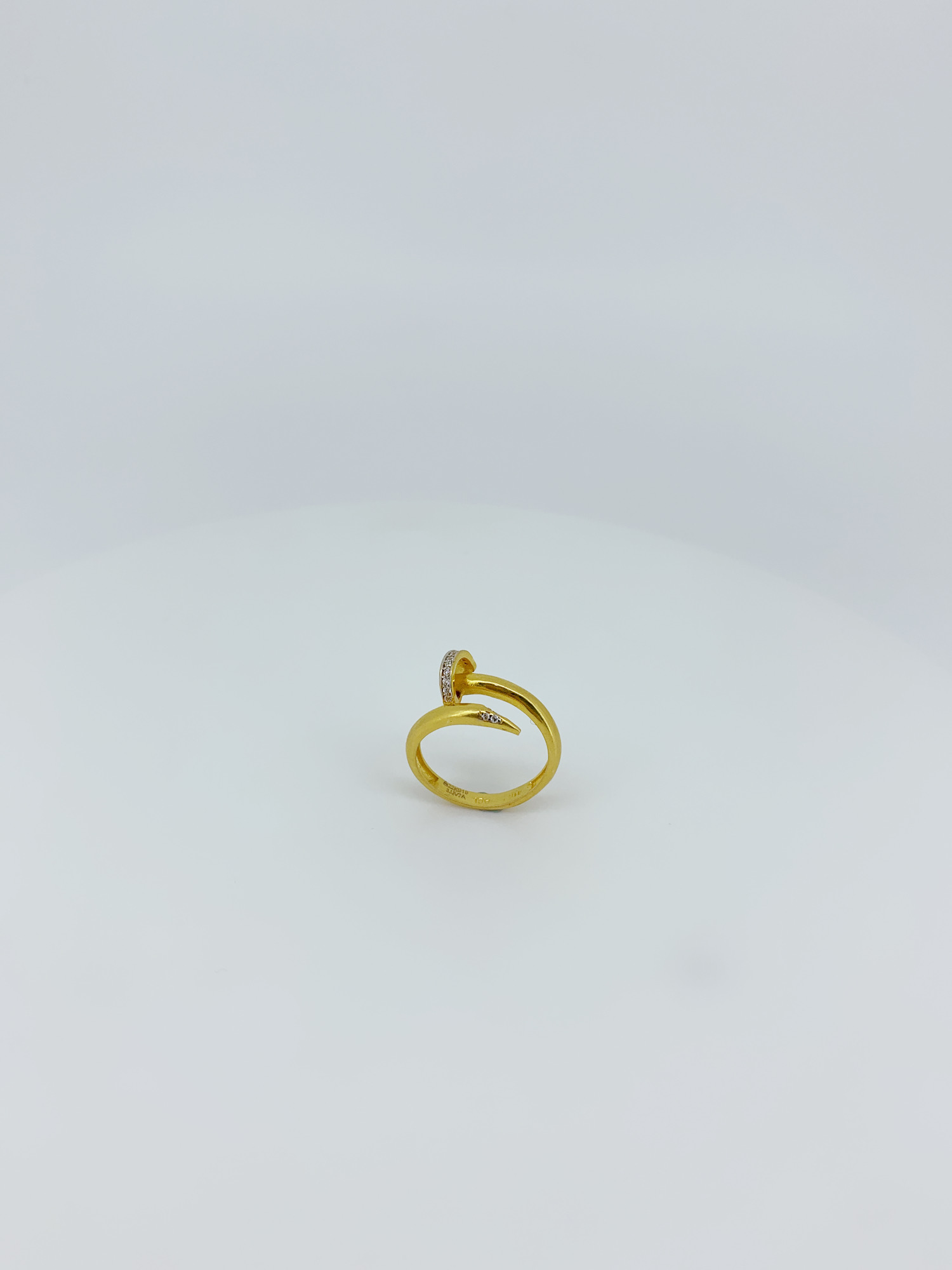 Aurora Wrap 22K Gold Ring - Image 2