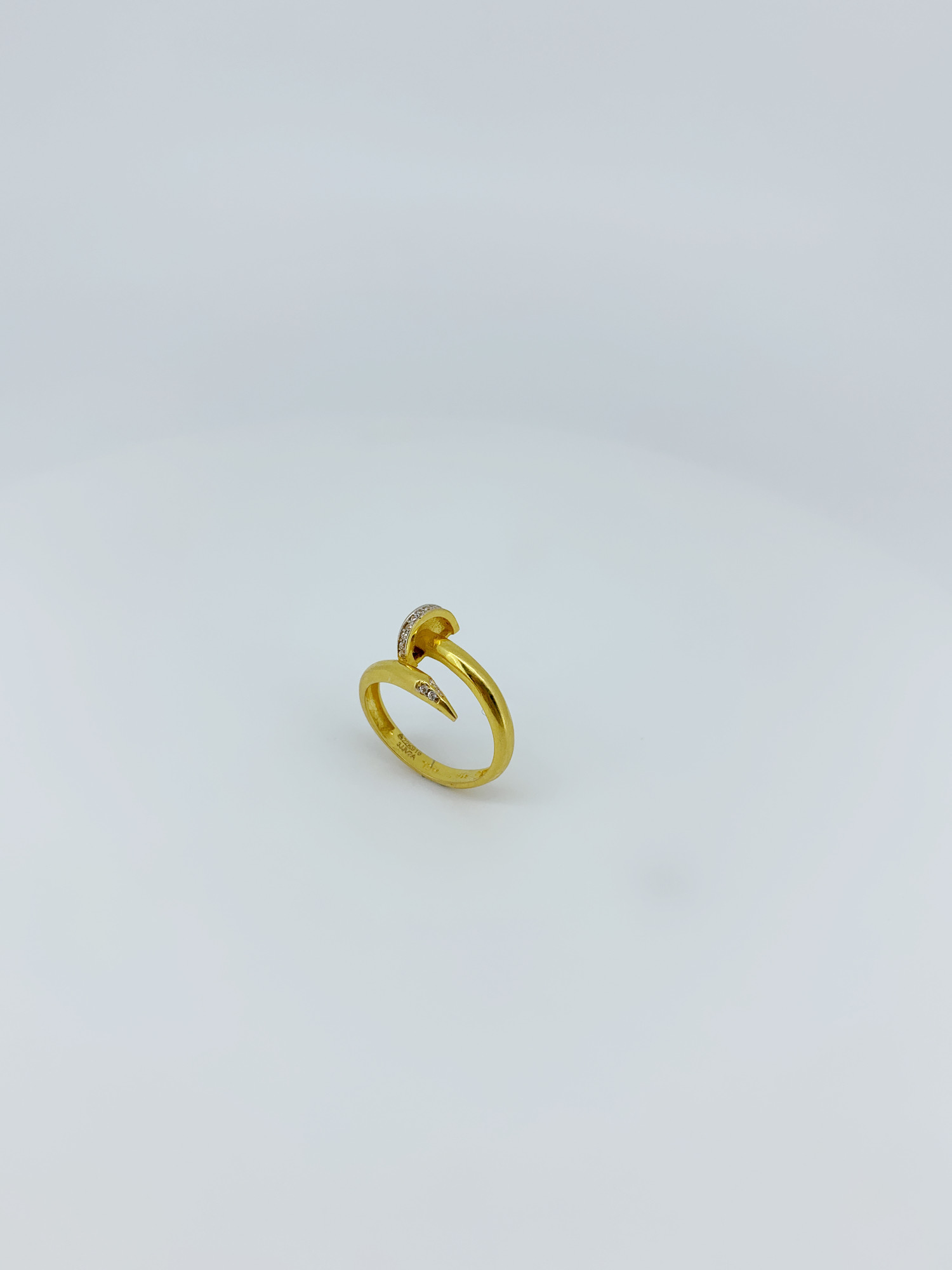 Aurora Wrap 22K Gold Ring - Image 3