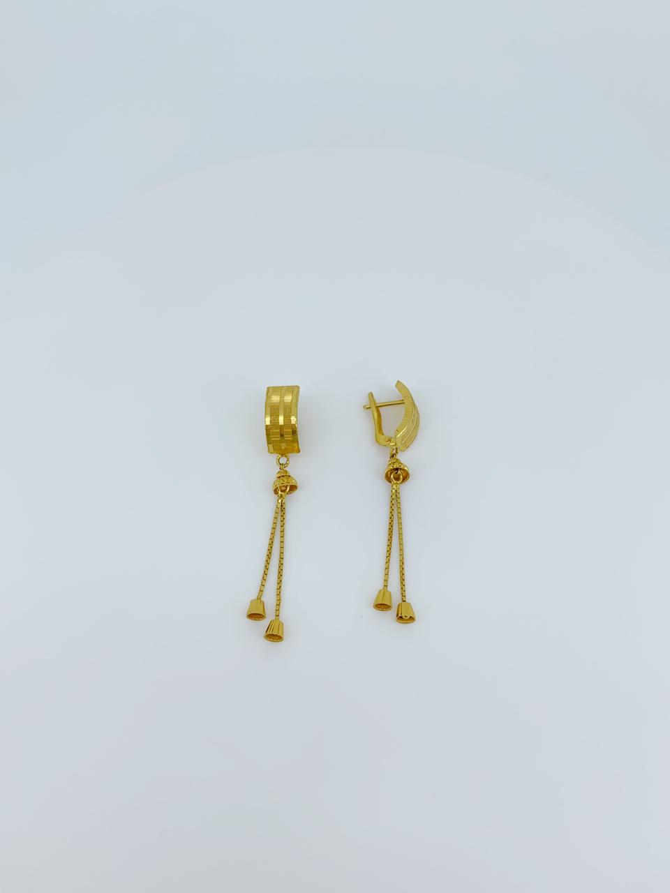Premium Finish Gold Bali with Hangings - Image 2