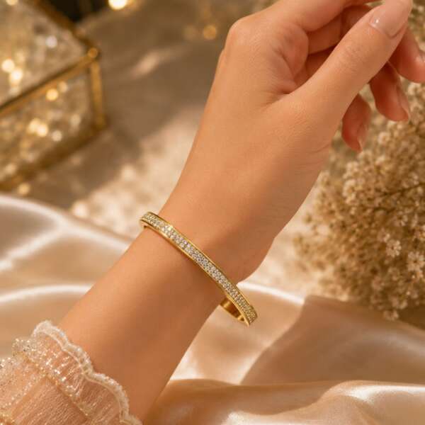 AD Diamond Kada Bracelet