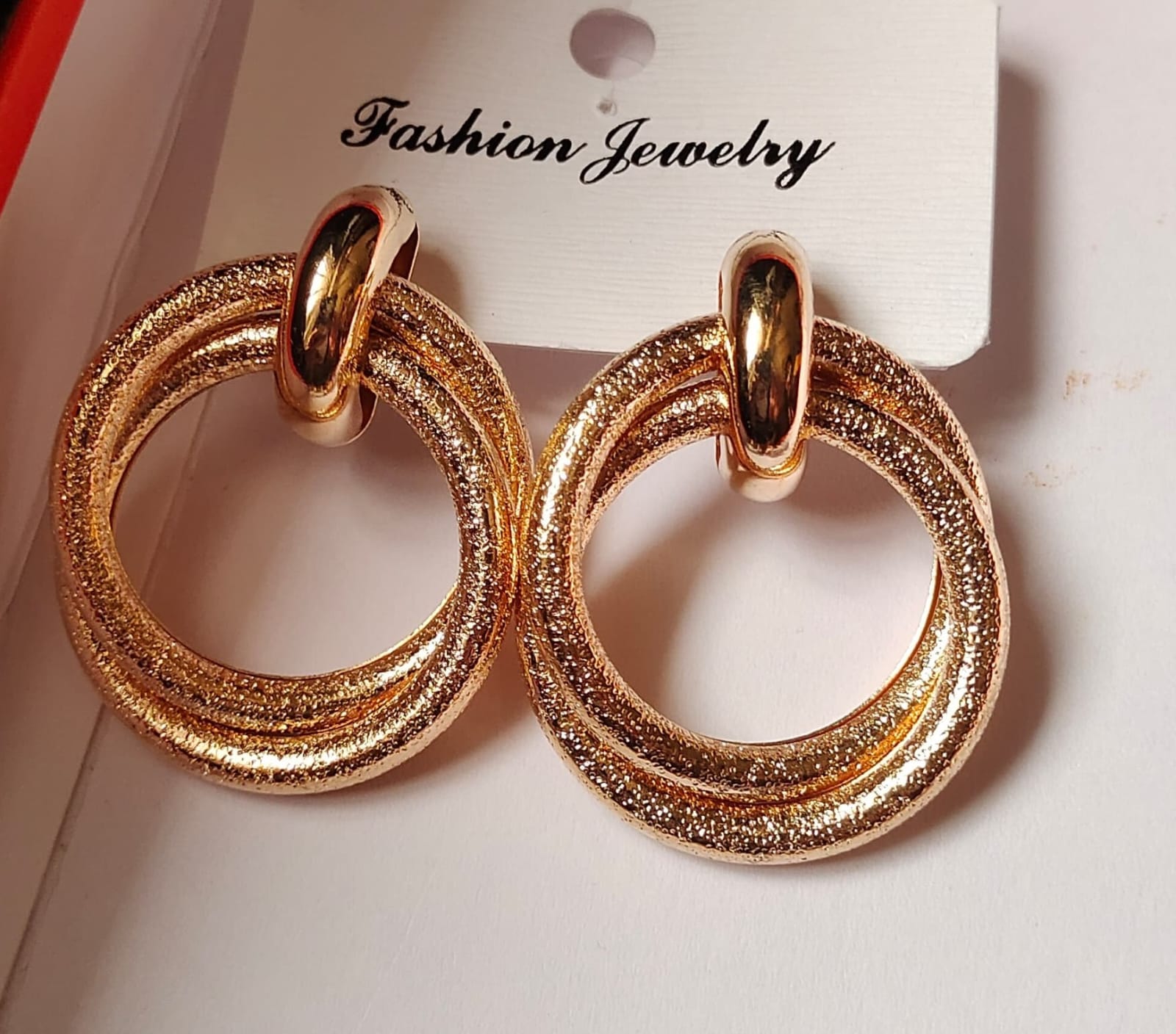 Aura Glimmer Hoop Earrings - Image 2