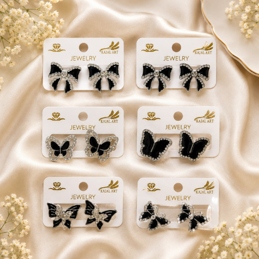 Butterfly & Bow Earrings