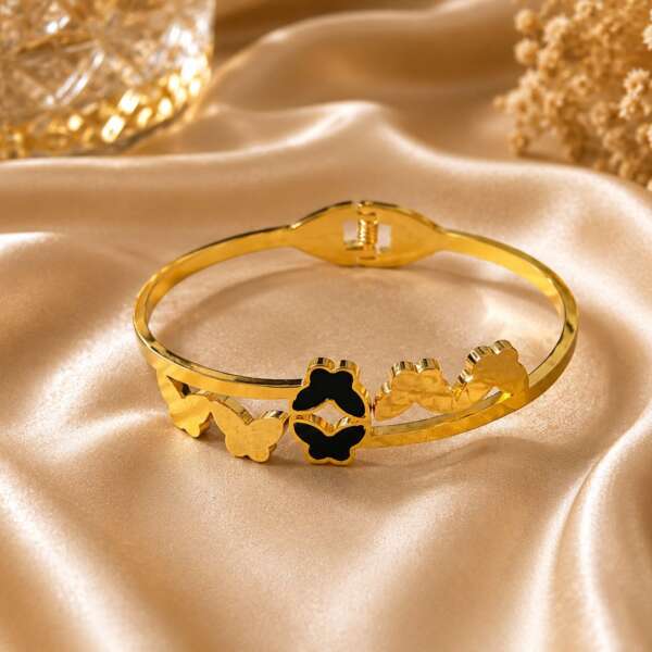 Elegant Butterfly Gold Bracelet