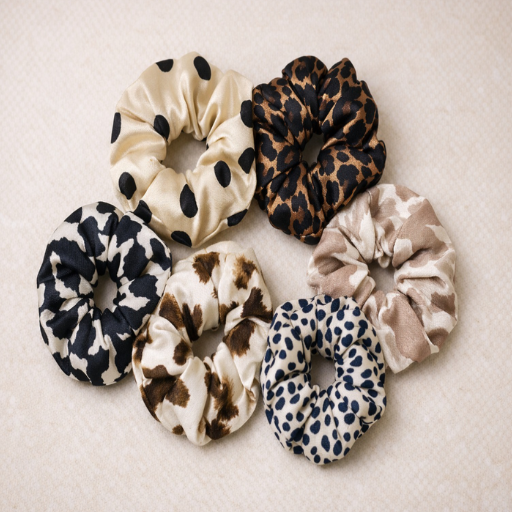 Flower Scrunchies