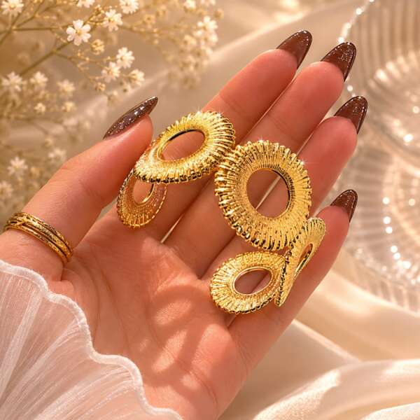 Golden Cuff Bracelet for Women | Minimal Daily Wear Jewellery