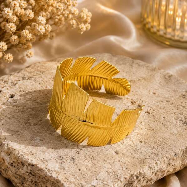 Golden Leaf Bracelet