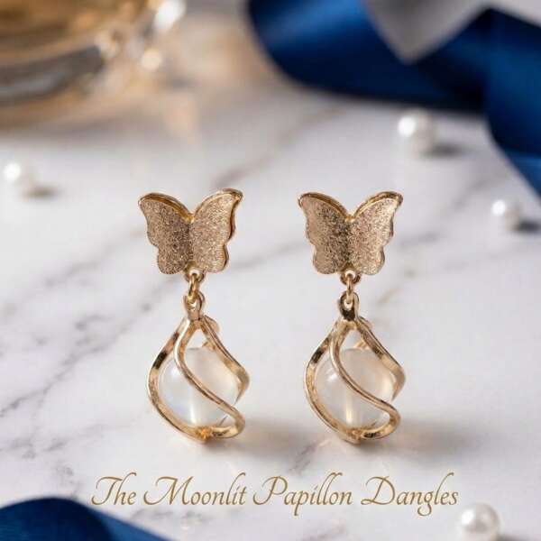 Moonlit Papilon Earrings