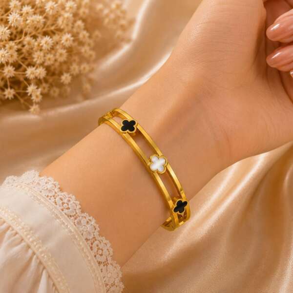Noir Clover Luxe Kada