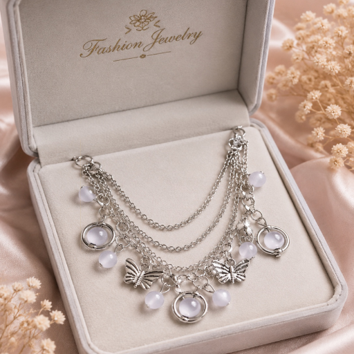 Silver Butterfly Bracelet