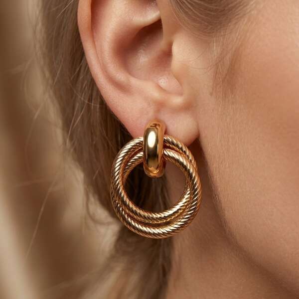 Valencia Braided Interlocking Earring