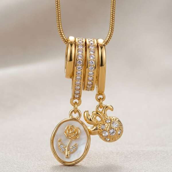 Gold Plated Pendant Necklace