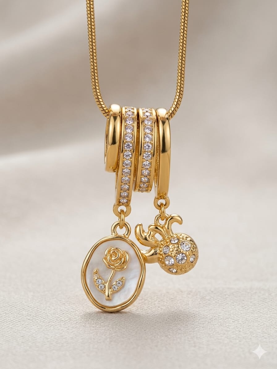 Gold Plated Pendant Necklace