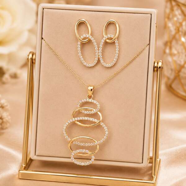 Golden Cascade Pendant