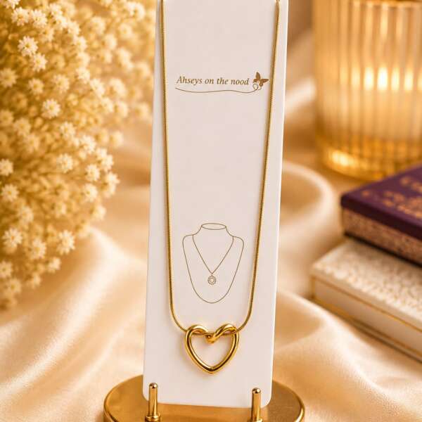 Minimal Heart Pendant